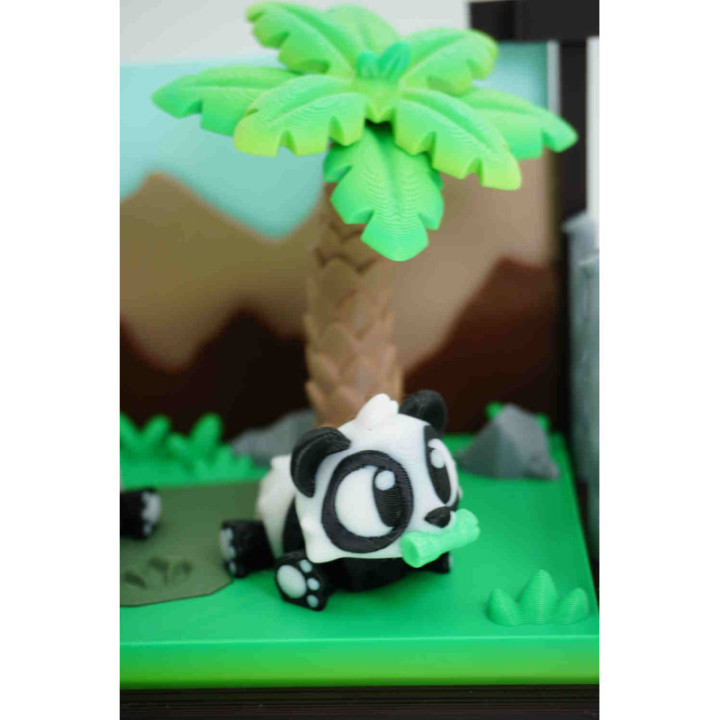Nibbles the Panda with Bambu Keychain — photo 3