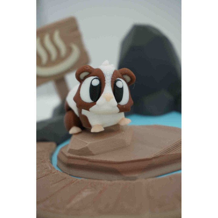 Peanut the Guinea Pig Keychain — photo 1