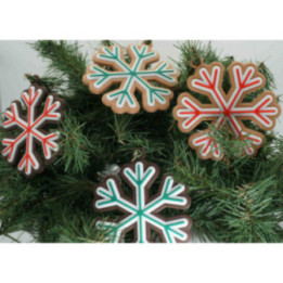 Gingerbread Snowflake Ornament — photo 1
