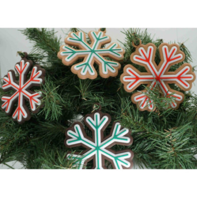 Gingerbread Snowflake Ornament — photo 1