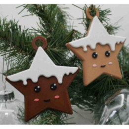 Gingerbread Star Ornament Set — photo 1