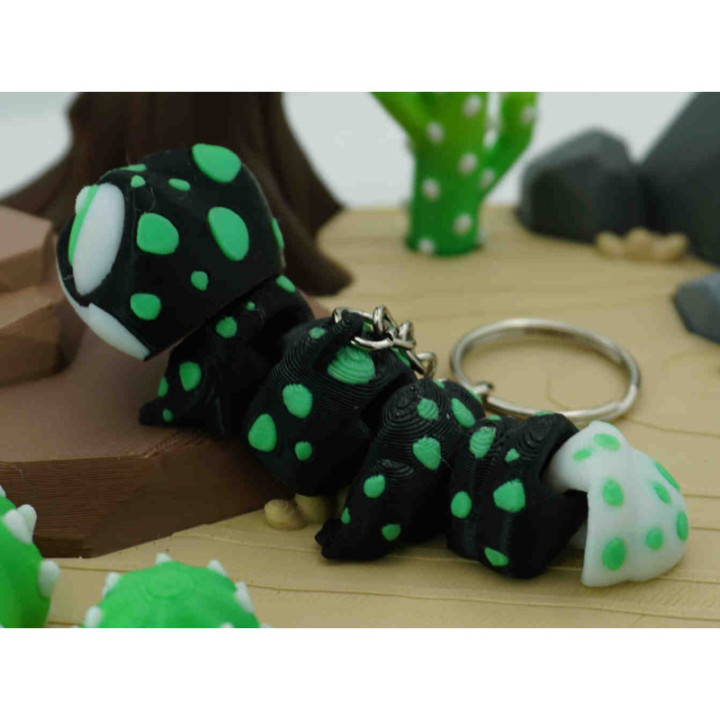 Billy the Gecko Keychain — photo 3